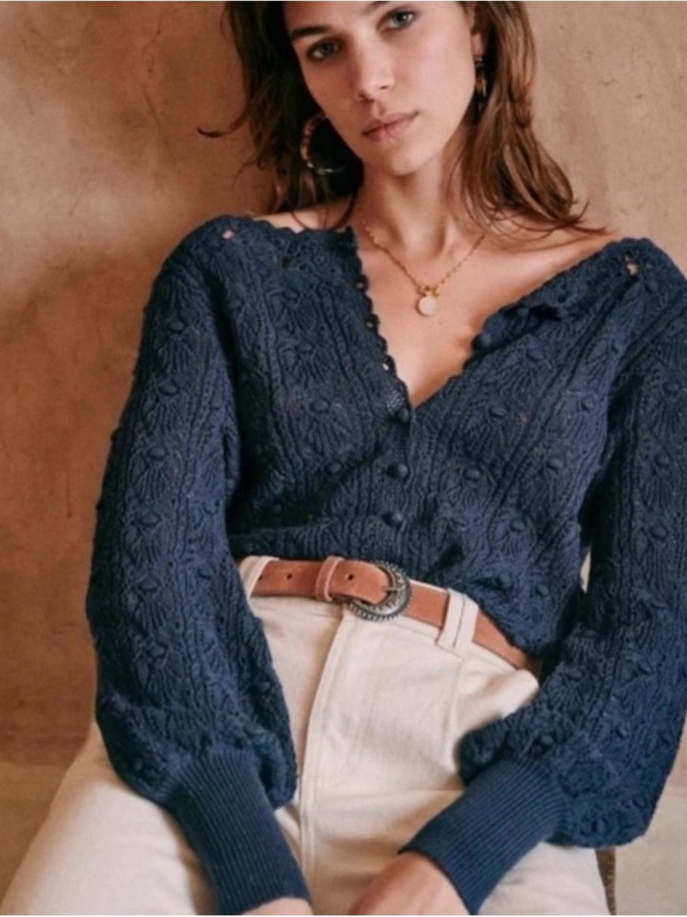Sezane Artie Jumper Midnight Navy - S